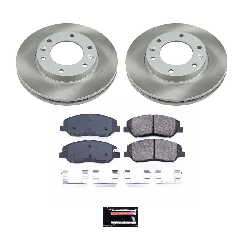 PowerStop Power Stop 2014 Kia Sedona Front Semi-Coated Rotor Kit