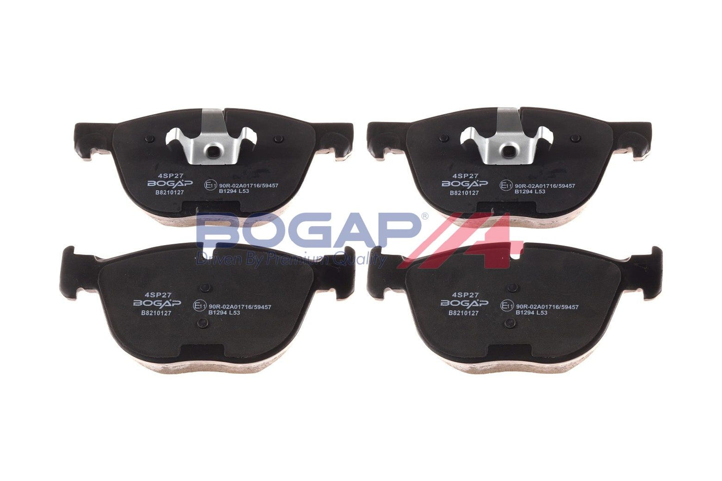 BOGAP B8210127 Brake Pad Set, Disc Brake | ML Performance Car Parts