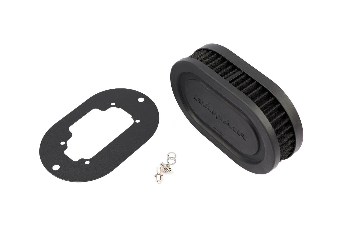 Ramair Pleated Carb Air Filter Baseplate to fit Weber 32/36 DGV/DGEV 38 DGAS/DGMS 40mm