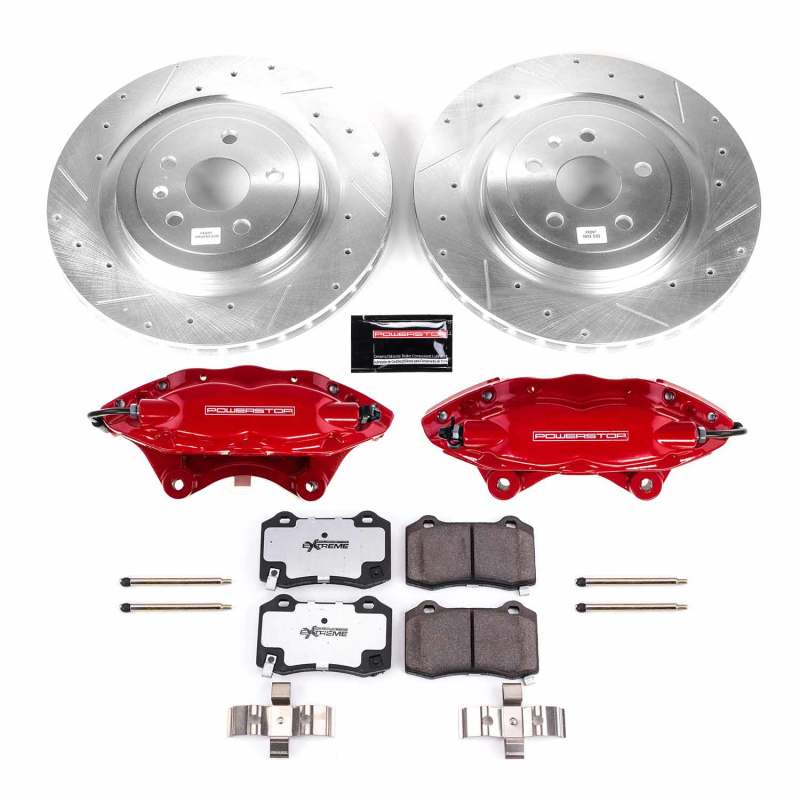PowerStop Power Stop 09-15 Cadillac CTS Rear Z26 Street Kit w/Cals