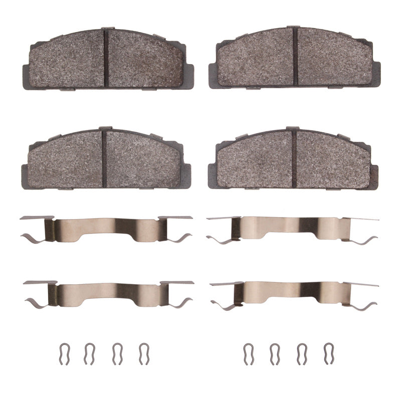 R1 Concepts R1 1966-1983 Fiat 124 Rear R1 Semi Met Pads & Hardware Kit