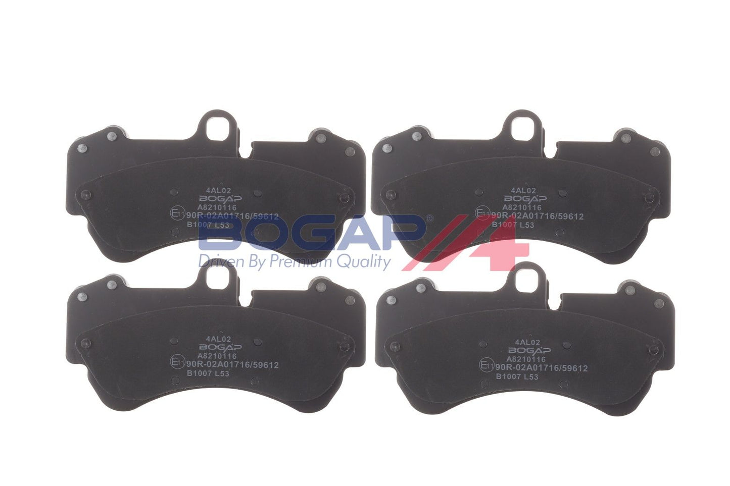 BOGAP A8210116 Brake Pad Set, Disc Brake | ML Performance Car Parts