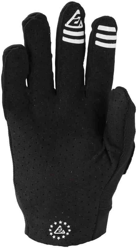 Answer Aerlite Gloves Black/White Youth - XS