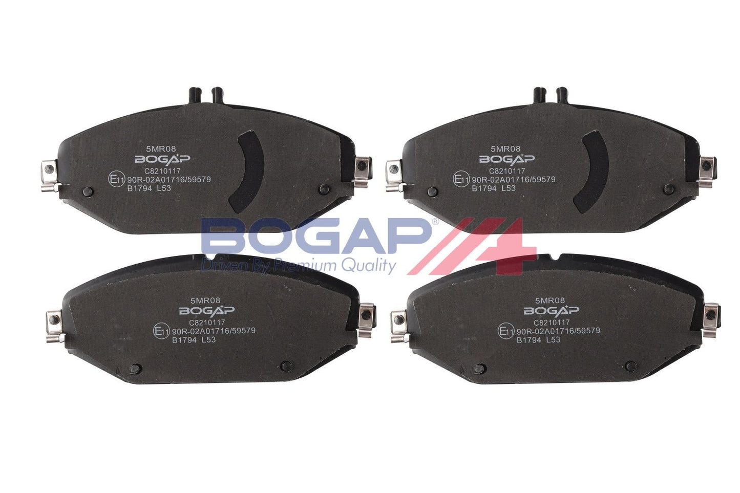 BOGAP A8210117 Brake Pad Set, Disc Brake | ML Performance Car Parts