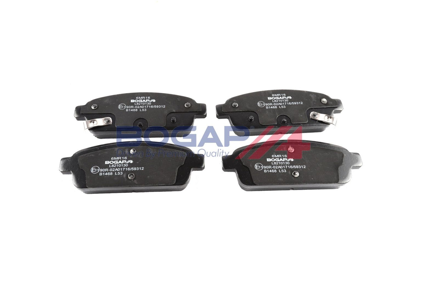 BOGAP L8210130 Brake Pad Set, Disc Brake | ML Performance Car Parts