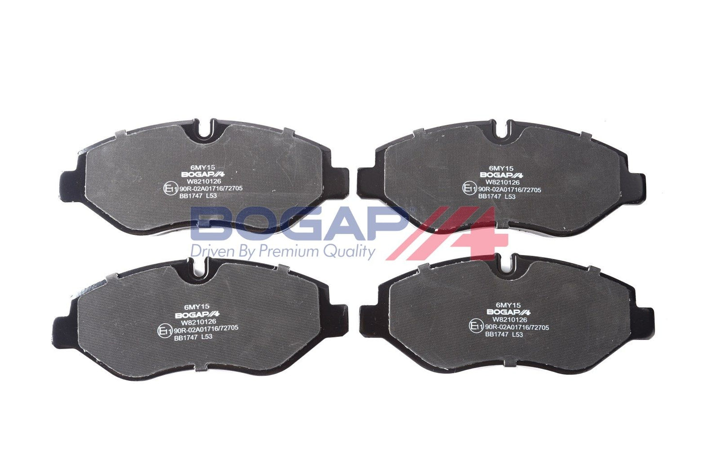 BOGAP W8210126 Brake Pad Set, Disc Brake | ML Performance Car Parts