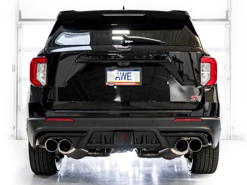 AWE Tuning 20-25 (Only Certain 2026 Models) Ford Explorer ST Touring Ed. Exhaust w/Chrome Silv Tips