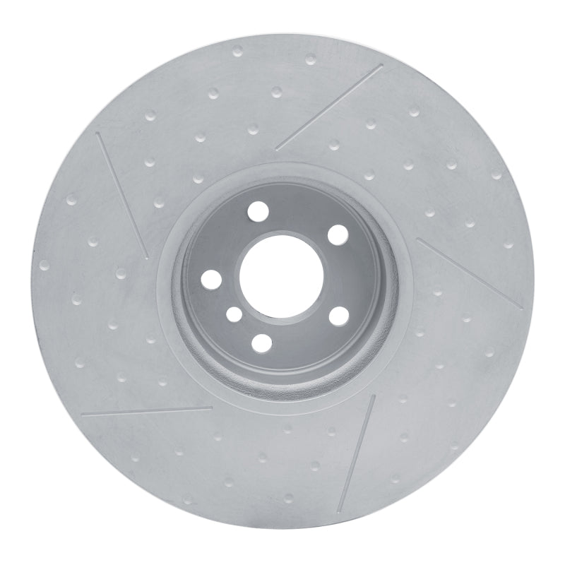 DFC 20-25 BMW M340iX Right Front Hi-Carbon Alloy Geomet Coated Rotor - Dimpled and Slotted