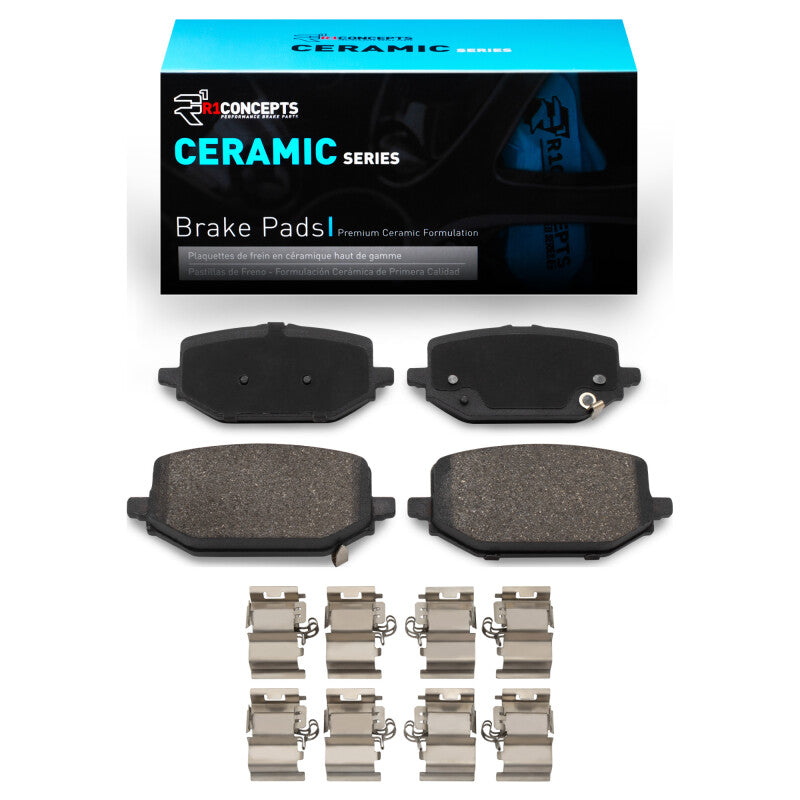 R1 Concepts R1 22-26 Acura MDX Rear Ceramic Pads & Hardware Kit