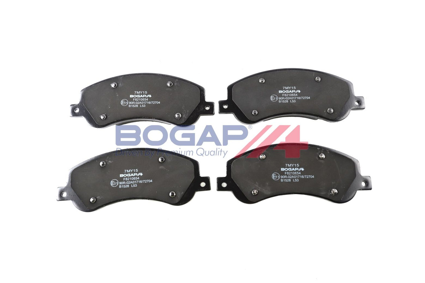 BOGAP F8210654 Brake Pad Set, Disc Brake