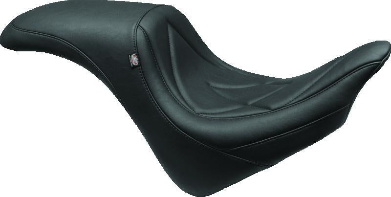 Mustang Motorcycle Mustang 10-21 Honda VT1300CX Fury Tripper Fastback 1PC Seat w/Diamond Stitch - Black