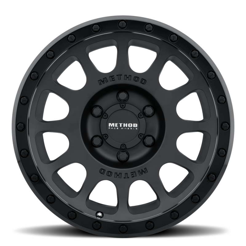 Method Wheels Method MR305 NV 18x9 +25mm Offset 5x150 116.5mm CB Gloss/Matte Black Street Loc Wheel