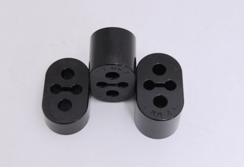 Kartboy 15-19 Volkswagen GTI/Golf R/15-19 Audi S3/RS3 Thick Exhaust Hanger - 12mm - Black