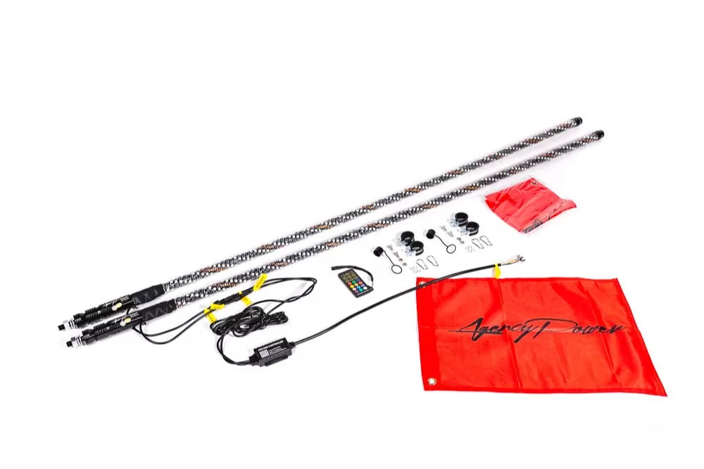 Agency Power AP-UNI-715 Pair Universal LED Whip UTV Jeep - SALE