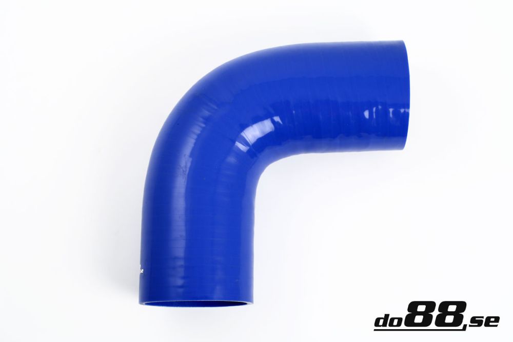 DO88 B90G114 Silicone Hose Blue 90 degree 4,5'' (114mm)
