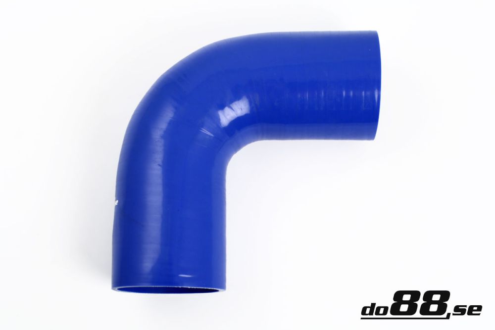 DO88 B90G80 Silicone Hose Blue 90 degree 3,125'' (80mm)