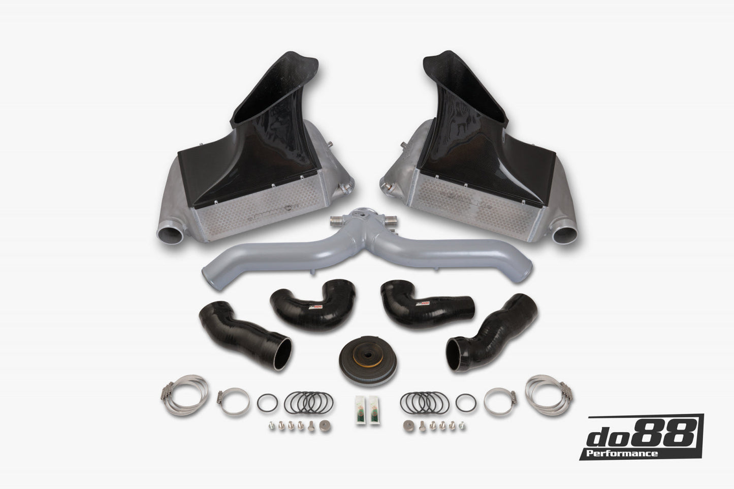 DO88 BIG-130SI BigPack Porsche 911 Turbo (997.2) Silver Pipe