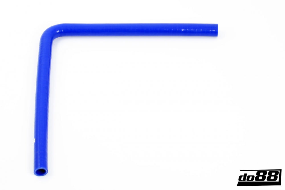 DO88 BLB90G13 Silicone Hose Blue 90 degree long leg 0,5'' (13mm)