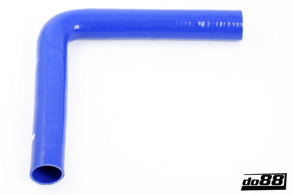 DO88 BLB90G57 Silicone Hose Blue 90 degree long leg 2,25'' (57mm)
