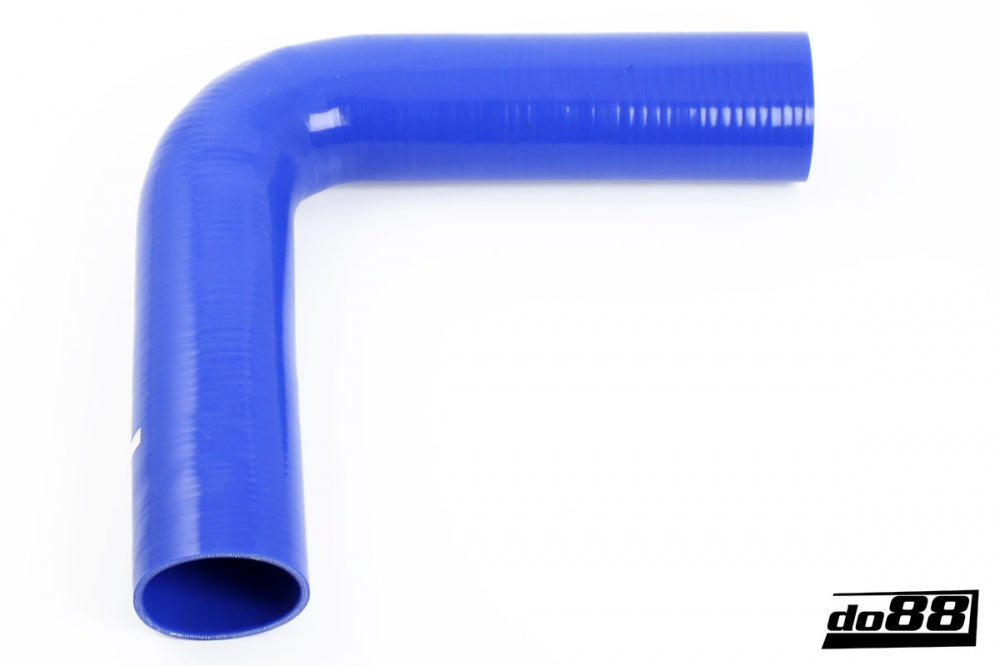 DO88 BLB90G60 Silicone Hose Blue 90 degree long leg 2,375'' (60mm)