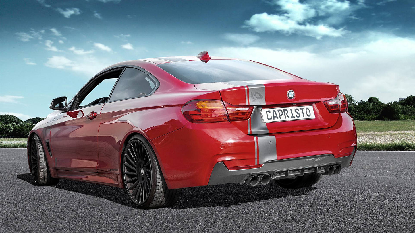Capristo 02BM02110001 BMW 428i/435i Rear Skirt Apron/Diffuser
