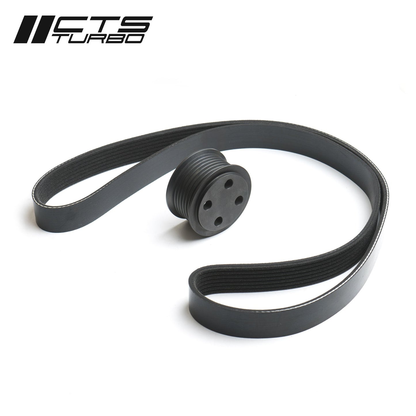 CTS Turbo CTS-HW-0333 Turbo B8.5 S4, S5, Q5, SQ5; C7.5 A6, A7, Q7 3.0T Supercharger Pulley BOLT ON STYLE (CREC engine code)