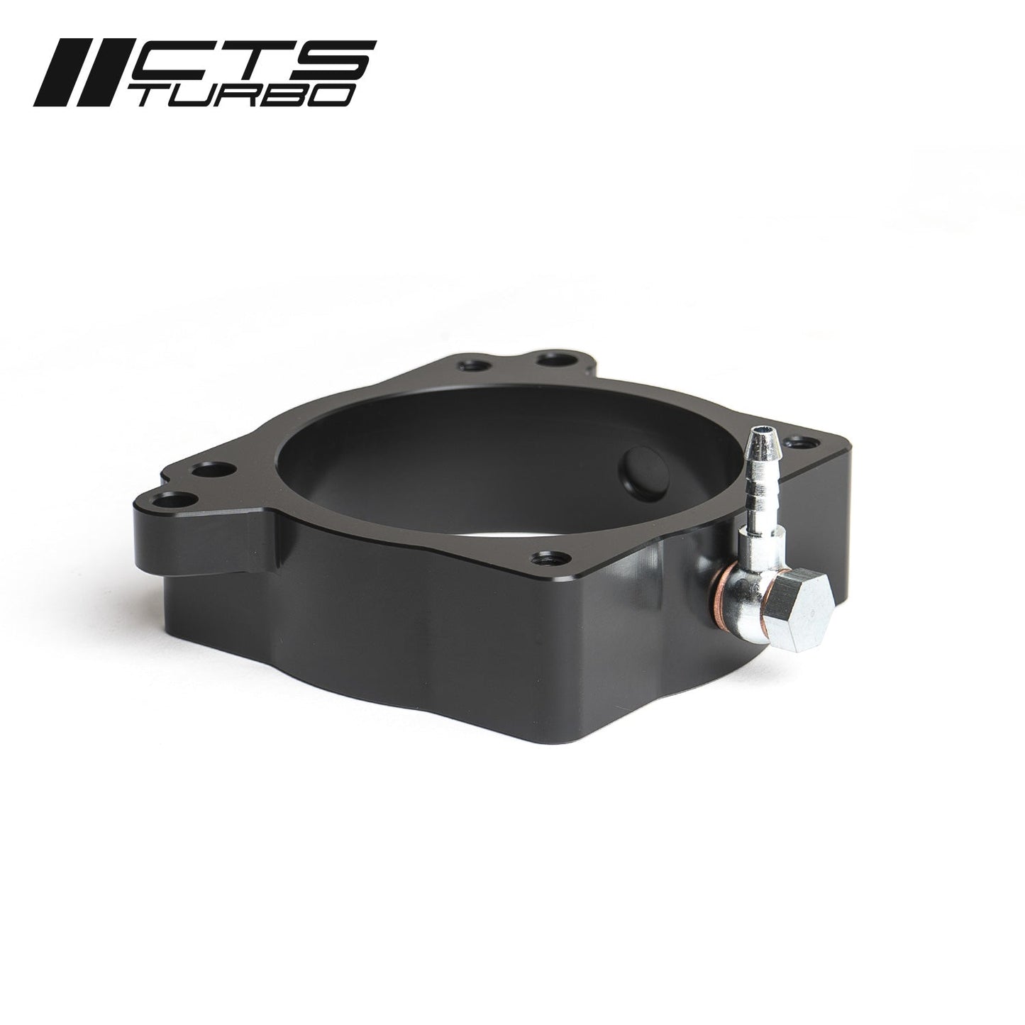 CTS Turbo CTS-HW-370 Turbo RS3/TTRS (8V.2/8S) 2018+ Throttle Body Spacer with Boost Tap and Meth Injection Port