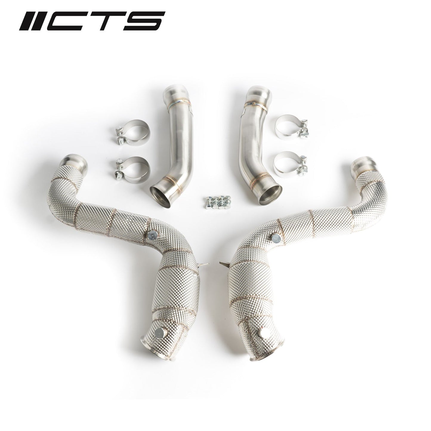 CTS Turbo CTS-EXH-DP-0030-CAT TURBO MERCEDES-BENZ AMG W205/M177 C63/63S HIGH-FLOW CATS