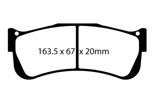 EBC DP8079RPX Racing Brake Pads
