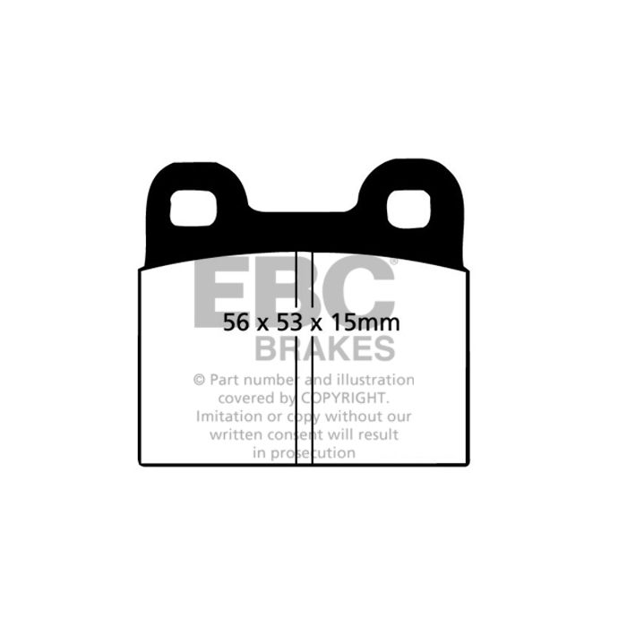EBC DP4105R Yellowstuff Brake Pads Rear
