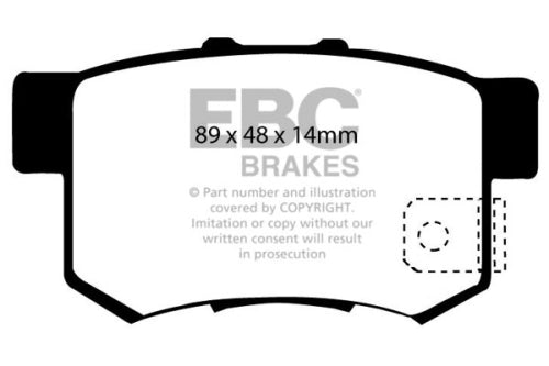 EBC DP51193B BLUESTUFF RACE BRAKE PAD SET