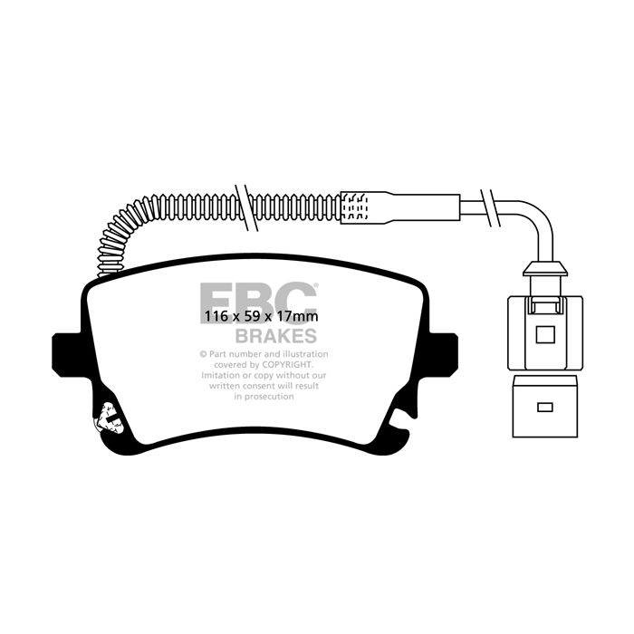 EBC DP81470RPX RPX Brake Pads Rear