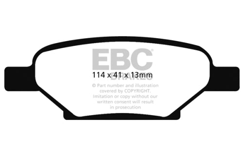 EBC DP31704C REDSTUFF PAD SET