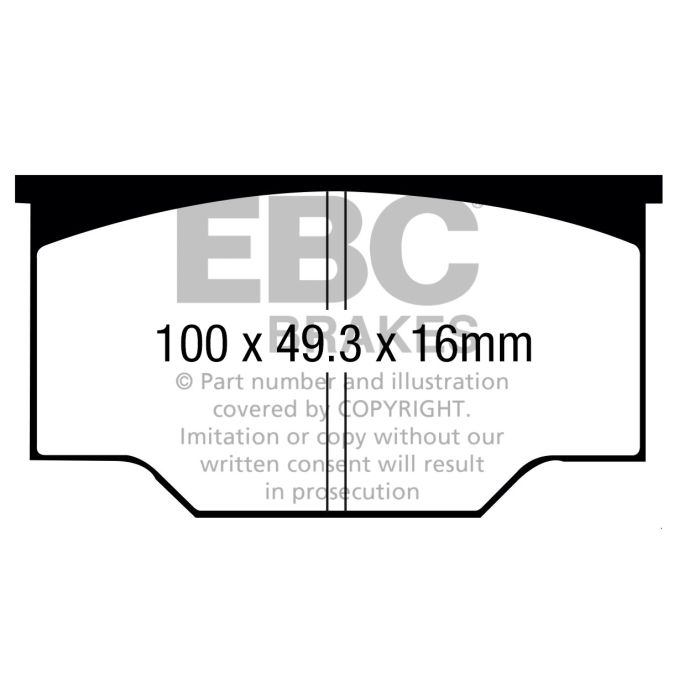 EBC DP4073R Yellowstuff Brake Pads