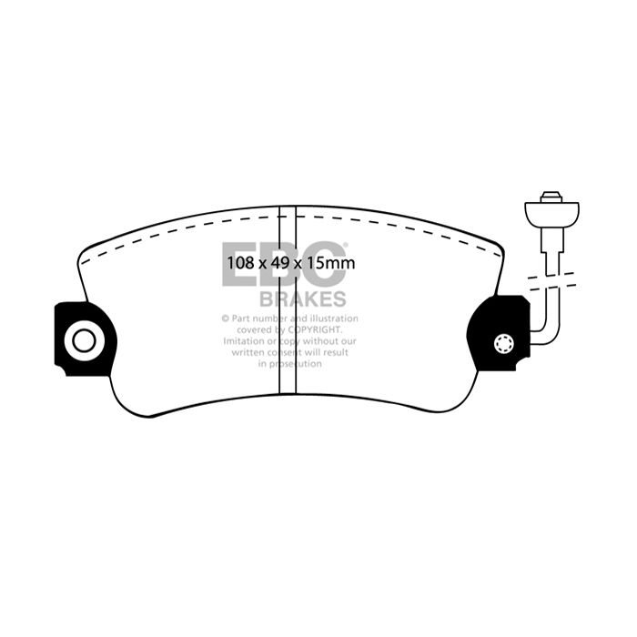 EBC DP417 Ultimax Brake Pads Front