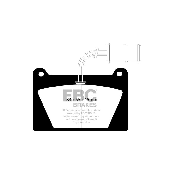 EBC DP4627R Yellowstuff Brake Pads Front