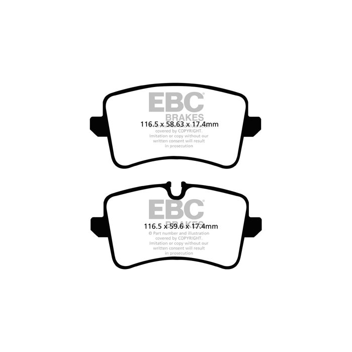 EBC DP82082RP1 RP1 Brake Pads Rear