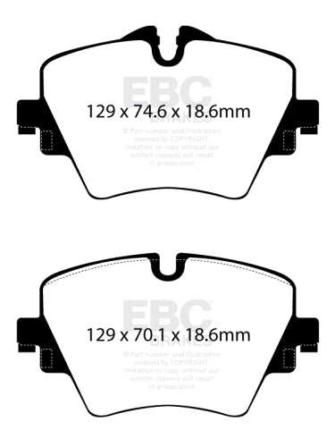 EBC DP52245NDX BLUESTUFF RACE BRAKE PADS
