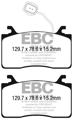 EBC DP52325NDX BLUESTUFF RACE BRAKE PADS