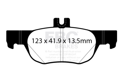 EBC DP22413 GREENSTUFF PAD SET