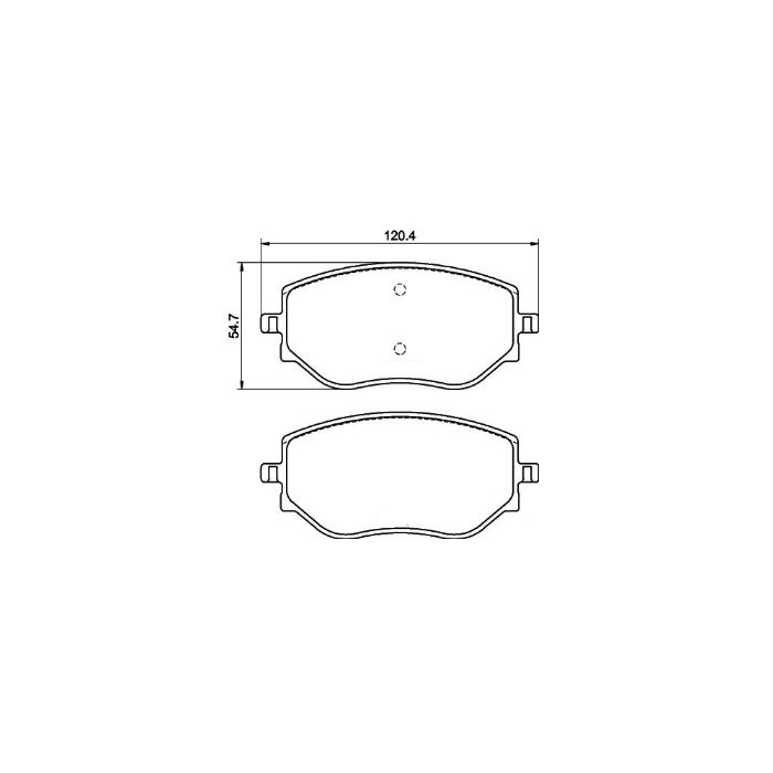 EBC DPX2422 Ultimax Brake Pads Front