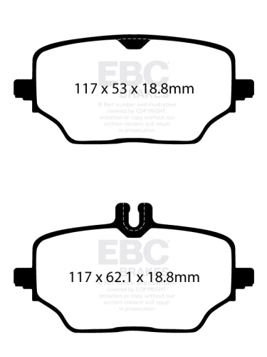EBC DP42426R YELLOWSTUFF BRAKE PADS