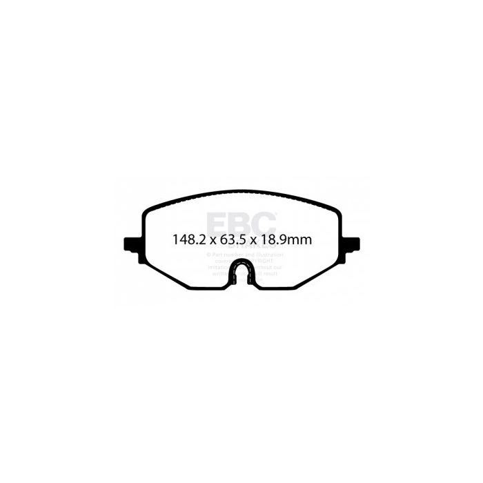 EBC DP22439 Greenstuff 2000 Brake Pads Front