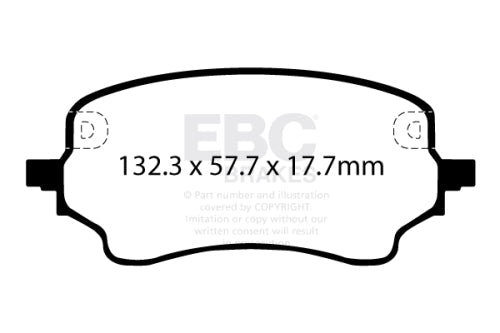 EBC DP22441 GREENSTUFF PAD SET