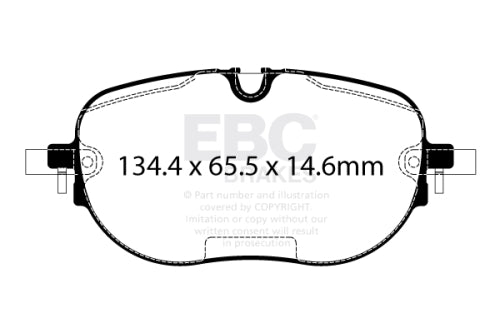 EBC DP22446 GREENSTUFF PAD SET