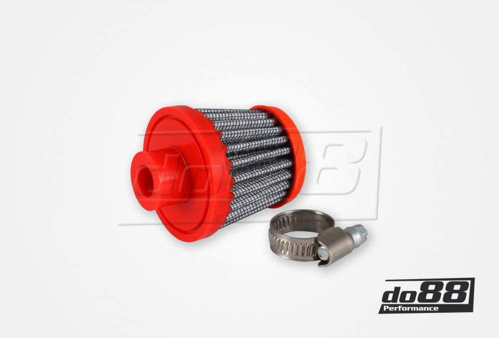 DO88 FBSA12-40 BMC Crank case ventilation filter, Connection 12mm, Length 47mm