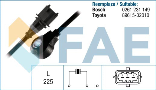 FAE AE60115 Knock Sensor