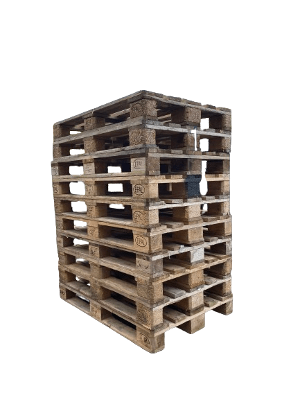 Grade B Used Wood Pallets - 10 Pcs