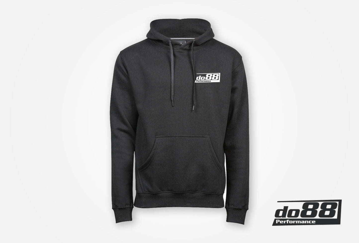 DO88 Hoodie-Black-XL Black Hoodie by do88, XL