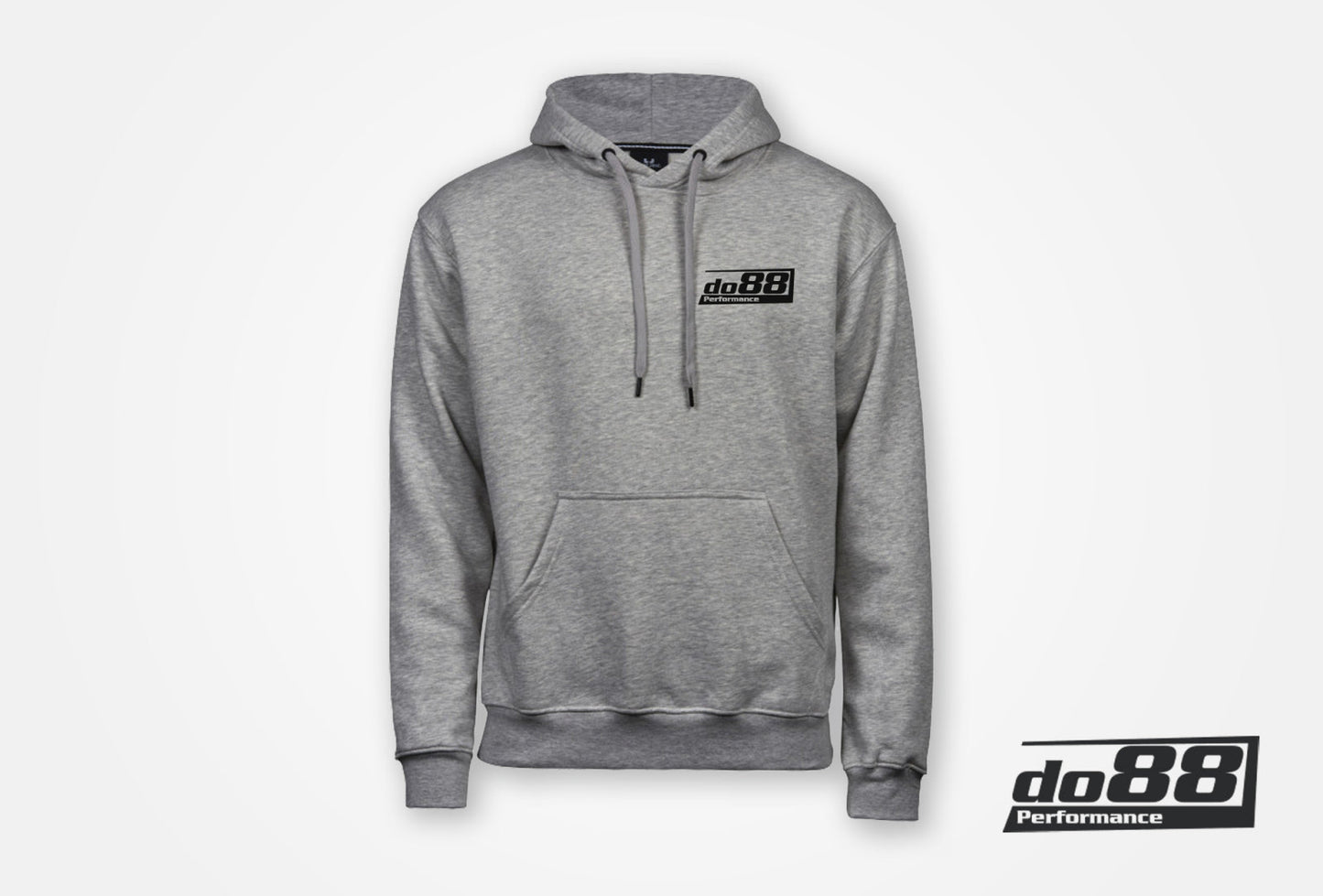 DO88 Hoodie-Grey-S Grey Hoodie by do88, Small